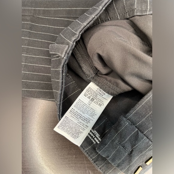 High-Waisted Pinstripe Pants - Picture 7 of 7